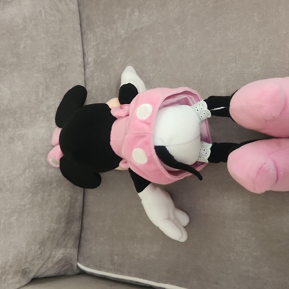 Minnie Mouse Doll, Pink, Black, Polka Dots - Picture 4 of 7